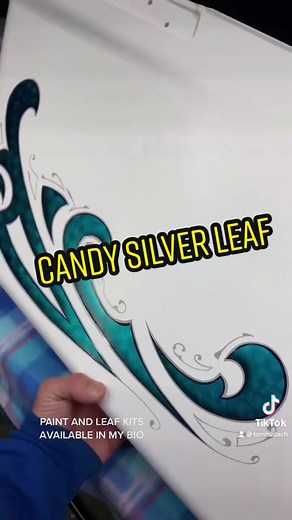How to Apply Candy Silver Leaf with an Airbrush | Tribal Graphic Designs