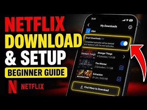 How to download Netflix app and configure downloads - Beginner Guide