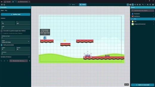 Tuto GDevelop 5 - Crée ton premier jeu vidéo ! ép. 3