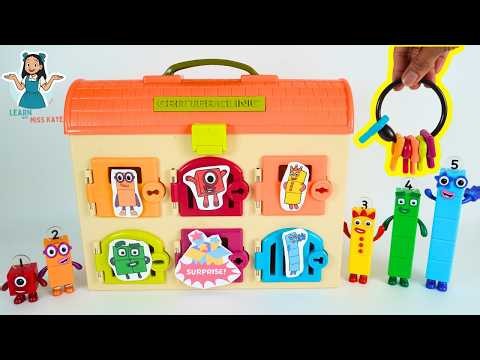 NUMBERBLOCKS TOYS 1 to 5 | Count 1 to 5 | Counting for Toddlers and Preschoolers | Critter Clinic