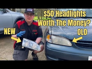$50 Headlights Brand New Install Tutorial - 1998-2002 Toyota Corolla