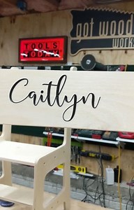 ToolsToday on Instagram: "Applying Oramask 813, now available on our website, and carving Matt's daughter's name with the @amanatool #RC-45711 90° rotatable Insert carbide ‘V’-Groove In-Tech 11/16" diameter bit from @toolstoday on Matt's @axiomprecision AR8 Basic 24"x48" CNC. - - - - - - - #TeamTOOLSTODAY - - - - - - - RPM: 18,000 Feed Rate: 35ipm Plunge Rate: 17.5ipm Max Depth of Cut: .25" Total cut time: 2m 10s - - - - - - - Available on our website for just $26.14 this bit is an absolute stea