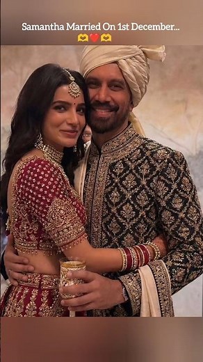 Samantha Married On 1st December 🫶❤🫶