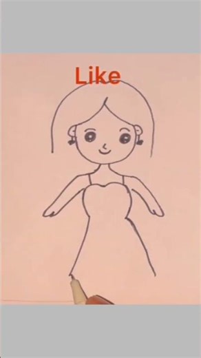 babydoll drawing#drawing #art #drawingideas