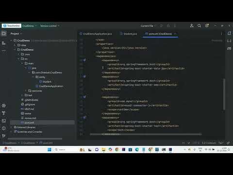 DAY 9 Spring Boot HIBERNATE JPA CRUD CREATE AND READ STUDENT OBJECT FROM DB USING ENTITY MANAGER