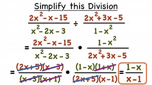 Multiplying and Dividing Rational Expressions