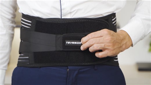 Watch Teyssor Back Braces, Adjustable Lumbar Support Belt on Amazon Live