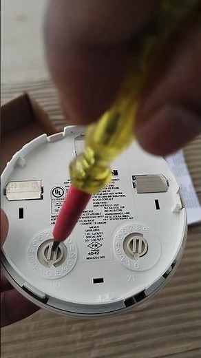 Fire alarm system Honeywell system Smoke detector address setting