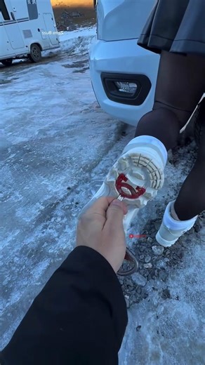 ice shoe viral video 🤣 #funny #funnyvideo