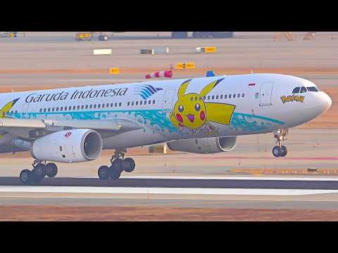 4K Incheon Airport Takeoffs & Landings ✈️ 20 Min Real Engine Sounds | Plane Spotting