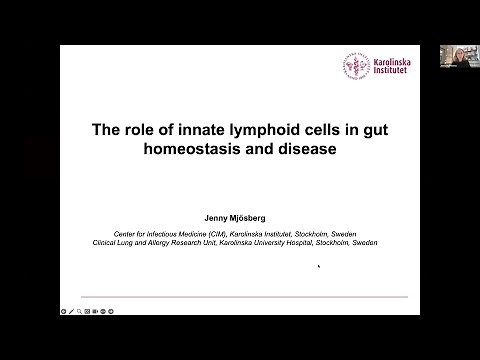 "Innate lymphoid cells in gut homeostasis and disease" by Dr. Jenny Mjosberg