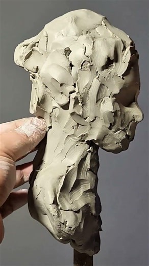 How to sculpt a portrait #sculpture #clayart #shortsart