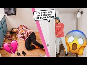 Passing Out With The Door Locked Prank! *CUTE REACTION*