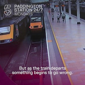There's trouble on the tracks on tonight's Paddington Station 24/7 as a power car derails at the platform. Tune in tonight at 9pm. 🚄🚄🚄 | Channel 5