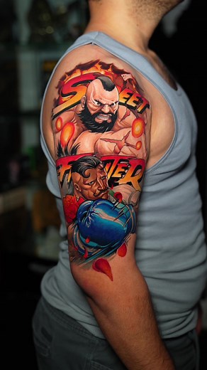 Street Fighter Tattoo Designs by Miami Artists