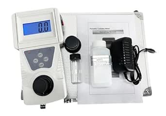 Lab Turbidity Meter Turbidity Analyzer with Range 0 to 200 NTU Minimum Indication 0.1 NTU Aluminum Alloy Case Formazine Standard Turbidity Solution