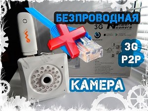 3G P2P video camera. Review connection and setup..