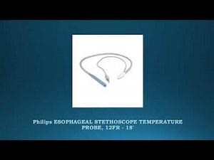 Philips ESOPHAGEAL STETHOSCOPE TEMPERATURE PROBE, 12FR - 18'