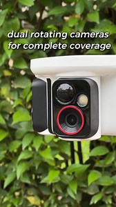 Guards two zones effortlessly with Baseus Security X1 Pro Outdoor Dual Camera – The World's First Smart Al Dual-Tracking Security Camera. ✅AI Dual-Camera 3K Surveillance ✅300° Pan Tracking ✅Auto Sun-Powered Tracking ✅IP65 Weather Resistance ✅No cloud. No subscription | Baseus