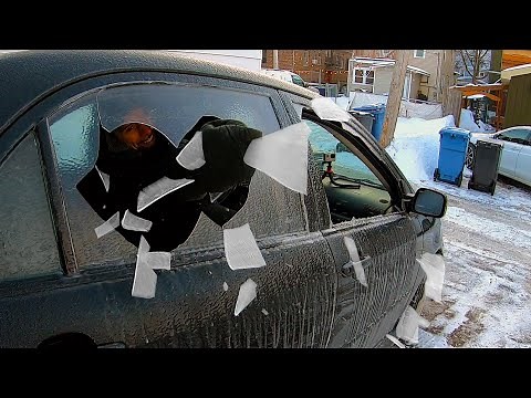 Frozen Ice Window - Minnesota Cold (Part 37)
