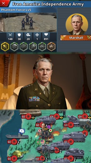 Phantom Force + Marshall 💪 | World Conqueror 4 #worldconqueror4 #easytech #easytechgames #memes