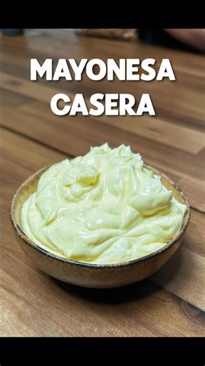 Mayonesa casera fácil y rápida con batidora 🥚😋