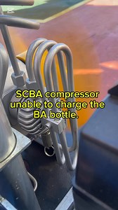 Self Contained Breathing Apparatus (SCBA) Air Compressor unable to charge the BA Bottle. #SCBA #Selfcontainedbreathingapparatus #BAcompressor #scuba #compressor #aircompressor #coltri #Coltricompressor #makinista #3rdofficer | Ike Seaman TV
