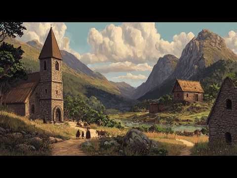 The Green Hills Village - Peaceful Fantasy Celtic Music