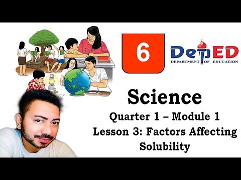 SCIENCE GRADE 6 QUARTER 1 MODULE 3 (FACTORS AFFECTING THE SOLUBILITY)