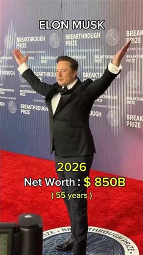ELON MUSK NETWORT EVOLUTION #billionaire #money #elonmusk #evolution