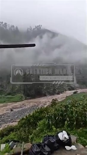 #URGENTE: HUAICOS DE GRAN VOLUMEN CAEN SOBRE RÍO DE SANTIAGO DE CHOCORVOS. El caudal debe estar llegando en estos momentos Reporte: Municipalidad de Santiago de Chocorvos Hora: 6:30pm Día: 16-2-2026 | Quinto Poder - Ica