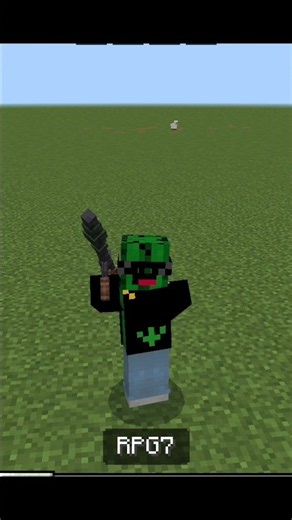 Minecraft but i have super op guns 💪😮 #minecraft #shorts #minecraftmod