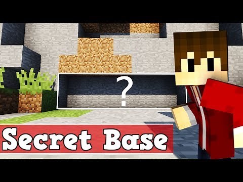 Wie baut man eine geheime Basis in Minecraft | Minecraft geheime Base bauen deutsch Tutorial