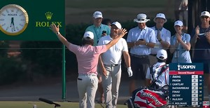 ‘I couldn’t believe it’ – former Open champion Francesco Molinari hits ace to make US Open cut by ONE as Tiger Woods misses out
