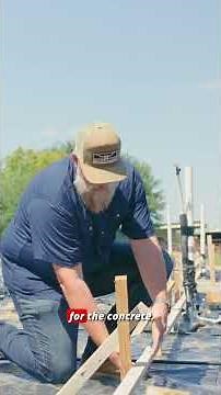 Foundation step down at the dividing wall