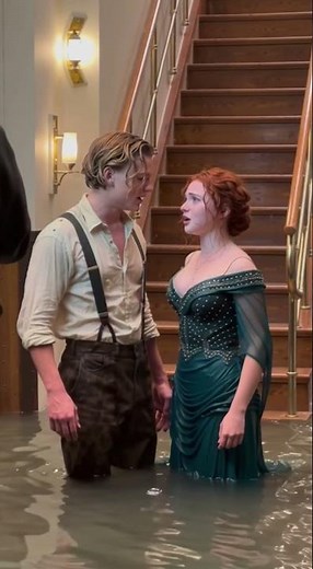 Titanic BTS Water Scene 🚢 | Movie BTS 🎥