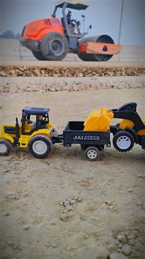 Remote Control Jcb Excavator Offroding 🔥 Tasting Mahindra 585 Yuvo tech Plus 49.3 Hp