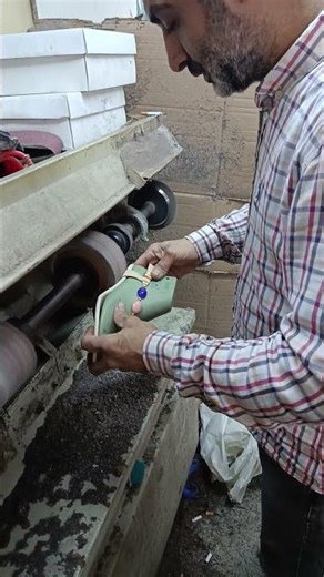 Surface Sanding Before Heat-Activated Adhesive – Sandal Preparation Process