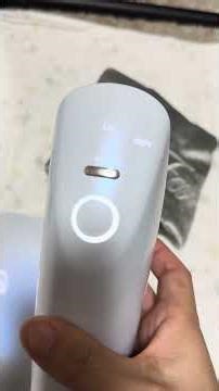 リファエピダブルクールの使い方の説明動画です。電源を入れるとこうなります。