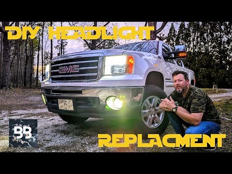 How to Replace Headlight Bulbs on a 2007-2013 GMC Sierra / Chevrolet Silverado
