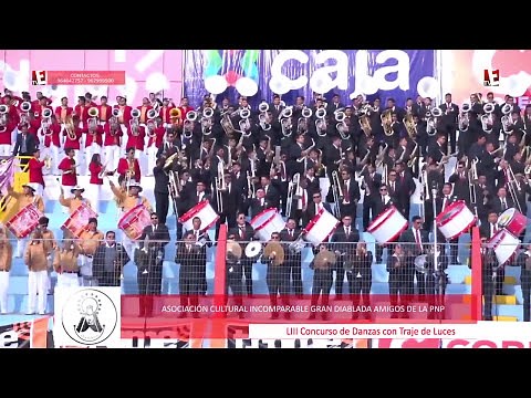 Incomparable Gran Diablada Amigos de la PNP Puno ►FULL HD◄ - Coreografía Candelaria