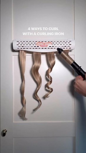 4 Ways To Curl With A Curling Iron #hairstyles #curlingiron #curls #hairtutorial