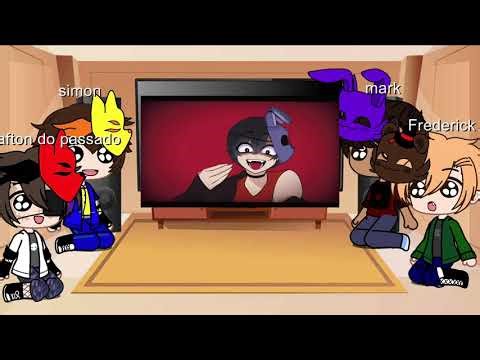 4 tormendos reagindo a família afton/parte 1./chris afton/Gacha reagir