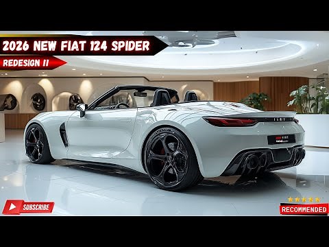 The New 2026 FIAT 124 Spider - Design, Performance, & Technology | In-Depth Review