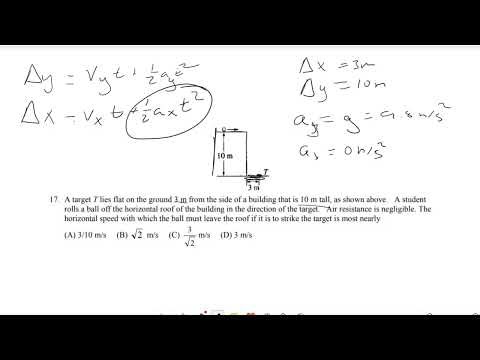 AP Physics 1 Unit 1: Kinematics Practice Problem Walkthrough #13