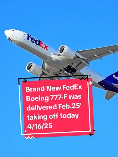 JustPlaneFit (@justplanefit) - FedEx Boeing 777-F Takes Off at Phoenix Sky Harbor
