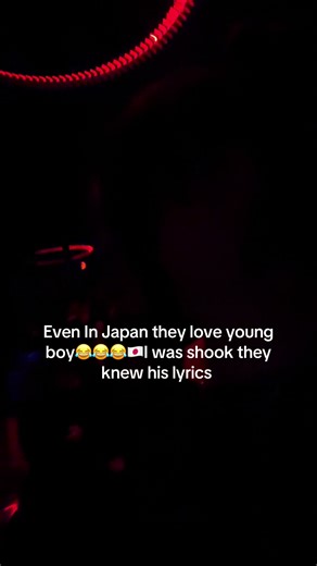 I looked back like is he really rapping this 😂😂 @NbaYoungBoy #nbayoungboy #tokyo #1oaktokyo
