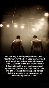 The bare-knuckle brawl that made boxing a modern sport. | The History Archives