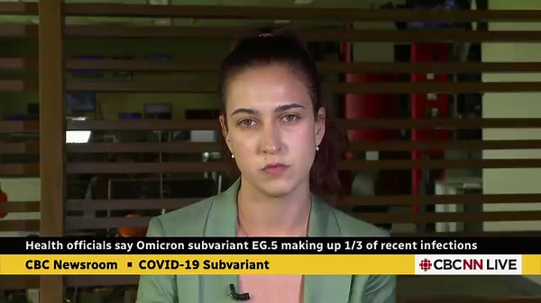 A rapidly rising Omicron subvariant called EG.5, which is circulating in Canada and other countries, has now been designated a variant of interest by the World Health Organization. While this new strain appears to be more infectious and able to sneak past our immune defences, experts aren't seeing evidence it causes more severe illness. | CBC News