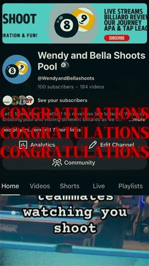 March 6, 2026 we hit 100 subs!!! #100 💯 #music #amnewbutnottheleast #helpmemakethismakesense